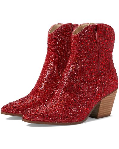 Red Betsey Johnson Boots for Women | Lyst