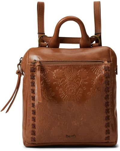 The Sak Loyola Leather Mini Convertible Backpack - Brown
