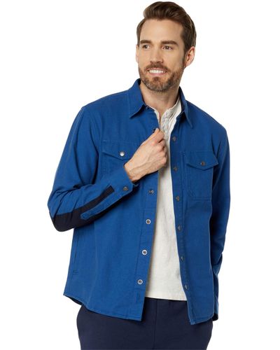 L.L. Bean Signature Rugged Soft Twill Shirt Regular - Blue