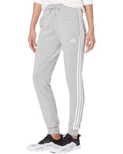 adidas 3-stripes Single Jersey Pants - Gray