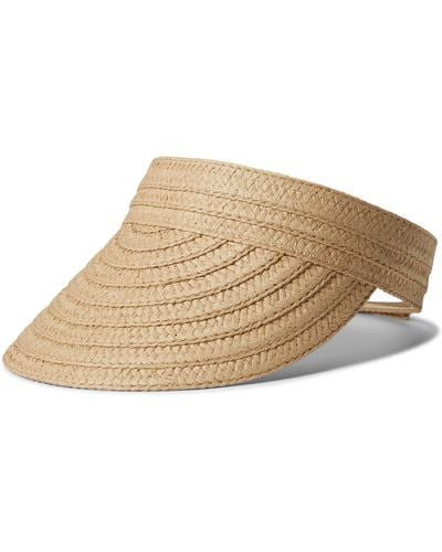 Madewell Packable Braided Straw Visor - Natural