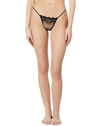 Only Hearts So Fine Lace Tiki G-string - Natural