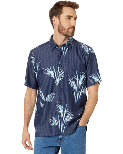 Quiksilver Skipped Out Short Sleeve Woven - Blue