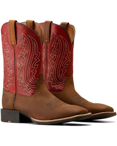 Ariat Sport Big Country Western Boots - Brown