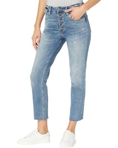 Kut From The Kloth Rachael High-rise Fab Ab Mom Jeans - Blue