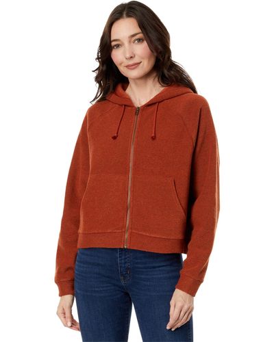 Toad&Co Whitney Terry Zip Hoodie - Red