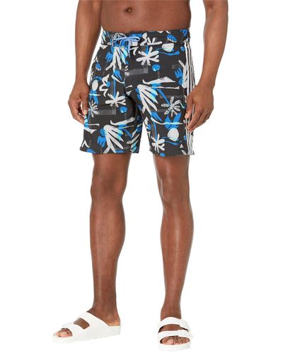 adidas Seasonal Floral 19 Beach Tech Shorts - Blue
