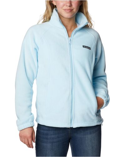 Columbia Benton Springs Classic Fit Full Zip Soft Fleece Jacket - Blue