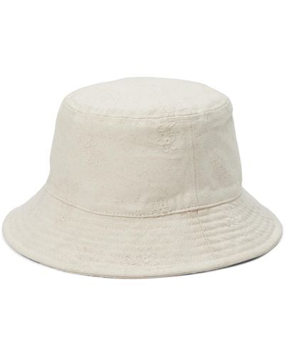 Madewell Embroiderd Bucket Hat - White