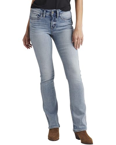 Silver Jeans Co. Suki Mid-rise Slim Bootcut Jeans L93616edb188 - Blue