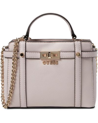 Guess Emilee Double Compartment Mini Satchel - Pink
