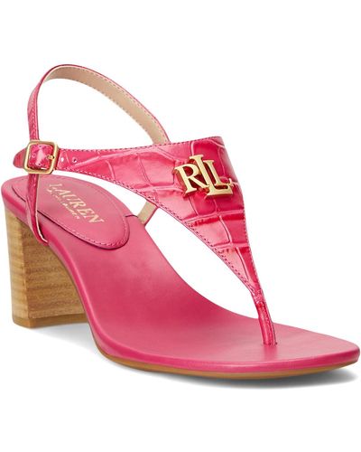 Lauren by Ralph Lauren Westcott Ii Heel Sandal - Pink