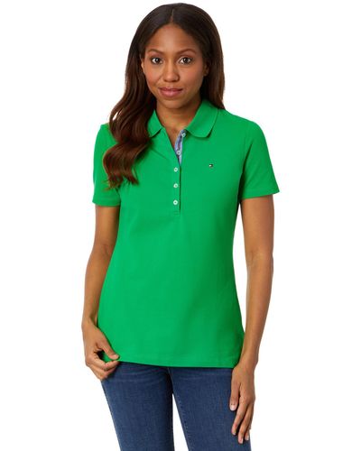 Tommy Hilfiger Short Sleeve Solid Polo - Green