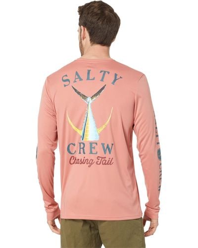 Salty Crew Tailed Long Sleeve Sunshirt - Pink
