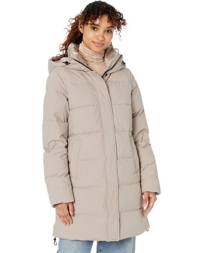 Sanctuary Hooded Mid Length Down Puffer - Gray