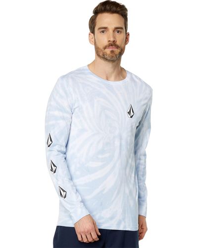 Volcom Iconic Stone Dye L/s Tee - Blue