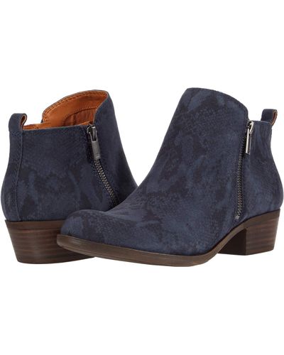 Lucky brand navy booties 2025