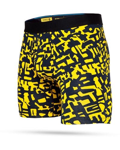 Stance Engraved Boxer Brief - Yellow
