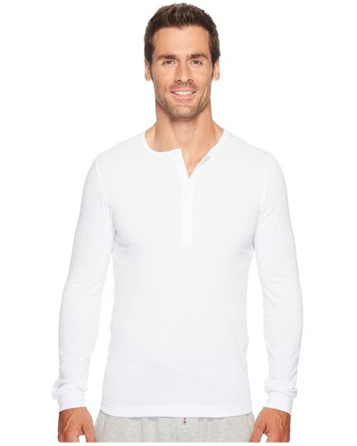 2xist 2(x)ist Essentials L/s Henley (white) T Shirt