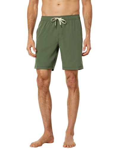 Fair Harbor The Lined One Shorts - Green