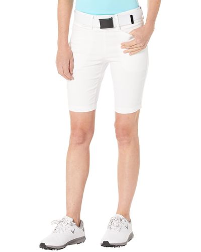 Callaway Apparel 9.5 Inseam Stretch Tech Shorts - White