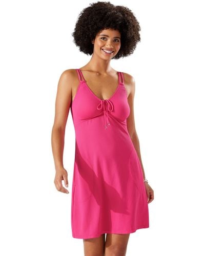 Tommy Bahama Island Cays V-neck Spa Dress - Pink
