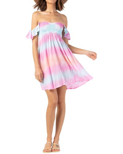 Tiare Hawaii Hollie Mini Dress - Pink