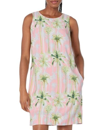 Tommy Bahama Grand Palms Sleeveless Shift Dress - Pink