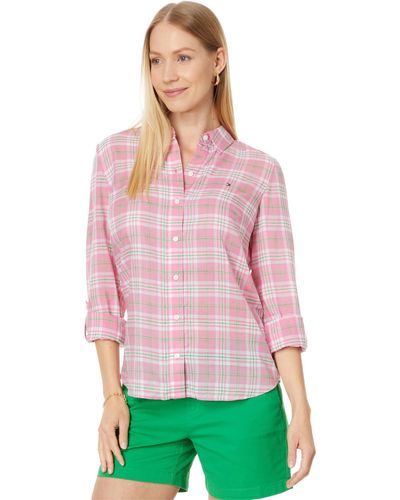 Tommy Hilfiger Button-down Shirts For - Red