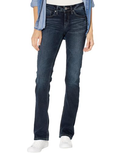 Silver Jeans Co. Suki Mid-rise Slim Bootcut Jeans L93616edb405 - Blue