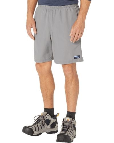 L.L. Bean 8 Classic Supplex Sport Shorts - Metallic