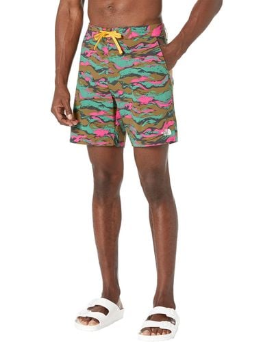 The North Face 7 Class V Ripstop Boardshorts - Green