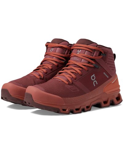 On Shoes Cloudrock Waterproof 2 - Red