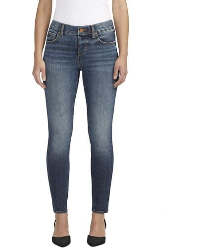 Jag Jeans Maya Mid-rise Skinny Leg Jeans - Blue