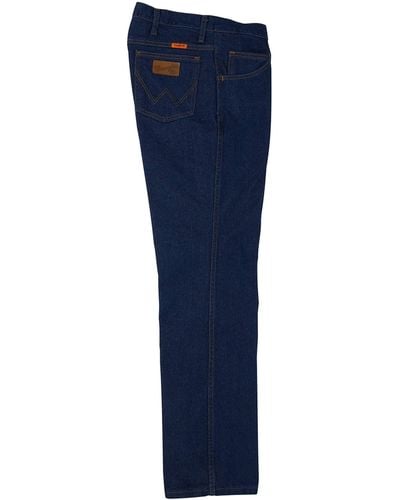 Wrangler Flame Resistant Premium Performance Slim Fit Jeans - Blue