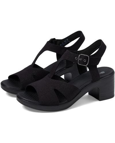 Bzees Everly Strappy Sandals - Black