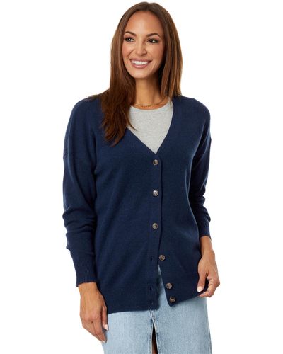 Madewell V-neck Relaxed Cardigan - Blue