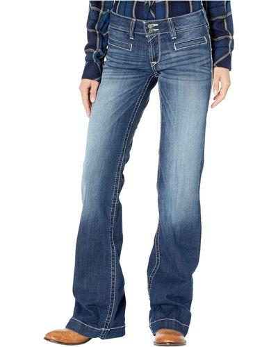Ariat Trouser Entwined Jeans In Marine - Blue