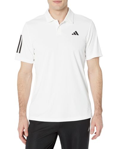 adidas Club 3-stripes Tennis Polo - White