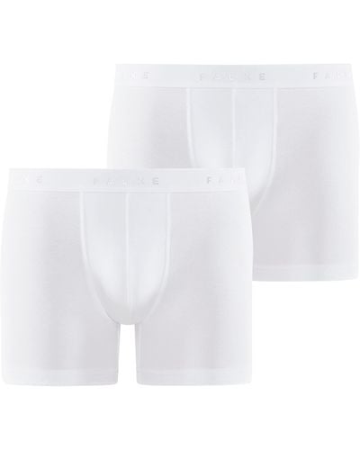 FALKE Daily Comfort Boxer Shorts 2-pack - White