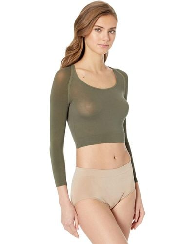 Spanx Long Sleeve Arm Tights Layering Piece, Opaque - Green