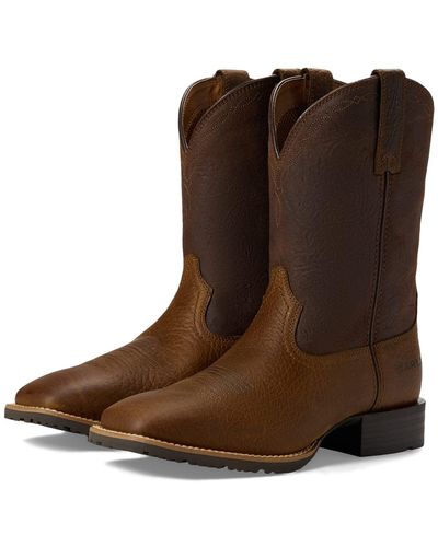Ariat Hybrid Grit Western Boot - Brown