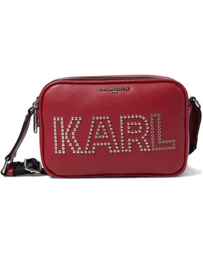 Karl Lagerfeld Maybelle Crossbody - Red
