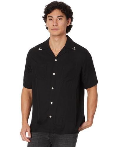 AllSaints Runaway Short Sleeve Shirt - Black