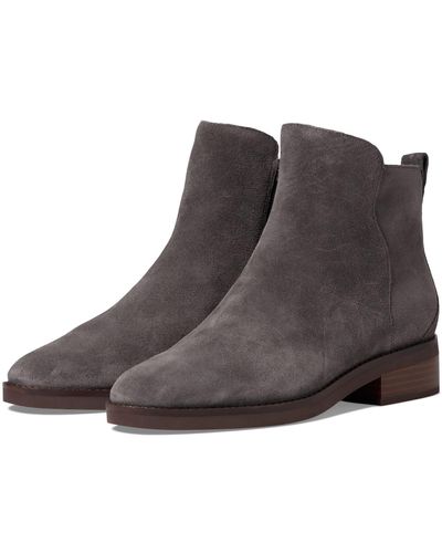cole haan booties suede