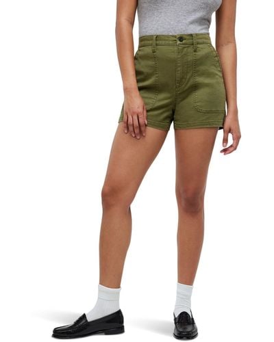 Madewell The Perfect Vintage Fatigue Short - Green