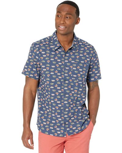 Toad&Co Fletch Short Sleeve Shirt - Blue