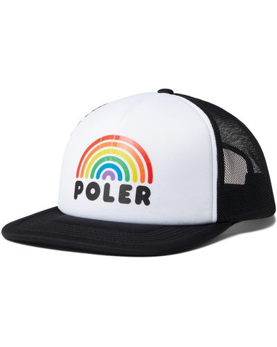Poler Rainbow Trucker Hat - Black