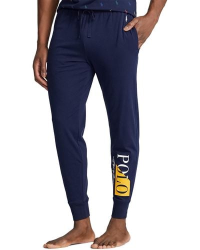 Polo Ralph Lauren Logo Pajama Sweatpants - Blue