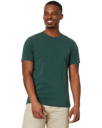 L.L. Bean Comfort Stretch Pima Short Sleeve Tee Shirt - Green